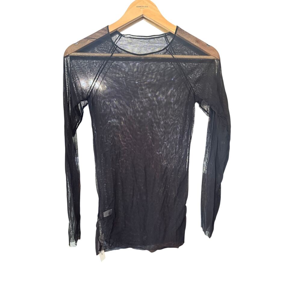 Cosabella Soire Raglan Sheer Long Sleeve Tops In Black and Nude.